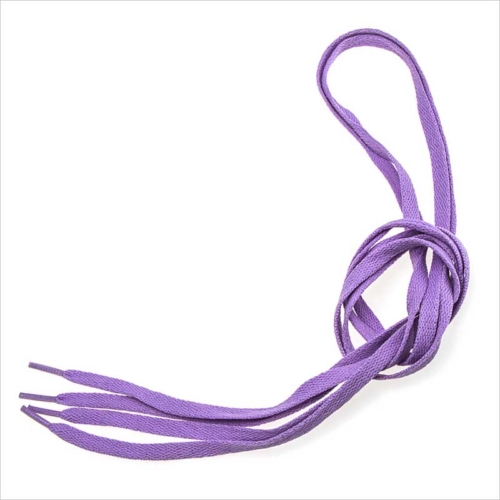 purple shoelaces