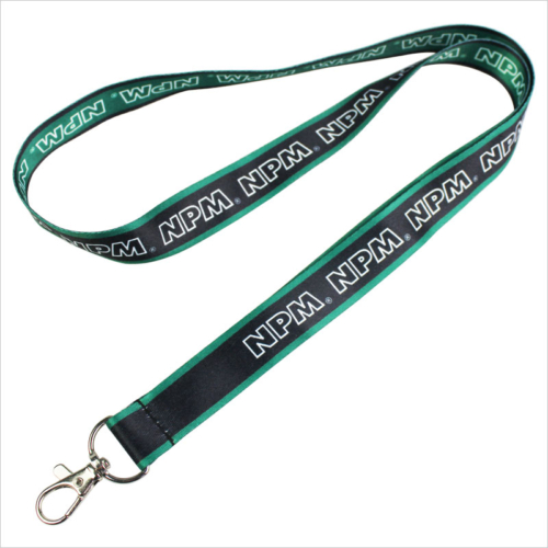 flat polyester lanyard