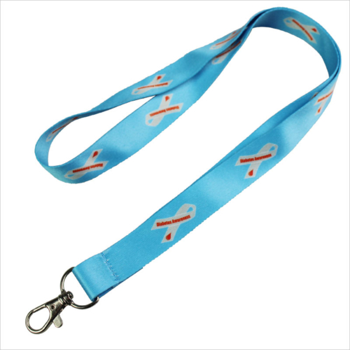 flat polyester lanyard