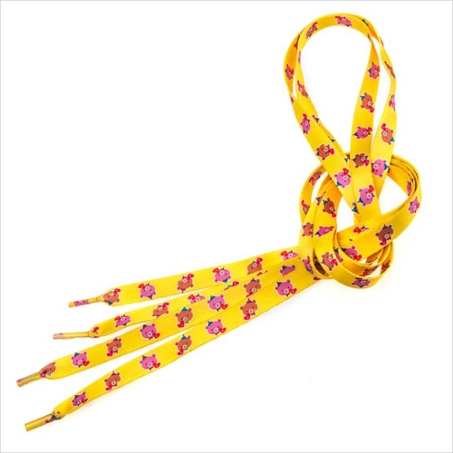 yellow shoelaces