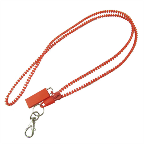 zipper lanyard