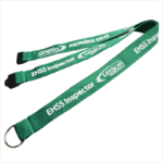 neck key ring lanyard with safety breakaway clip