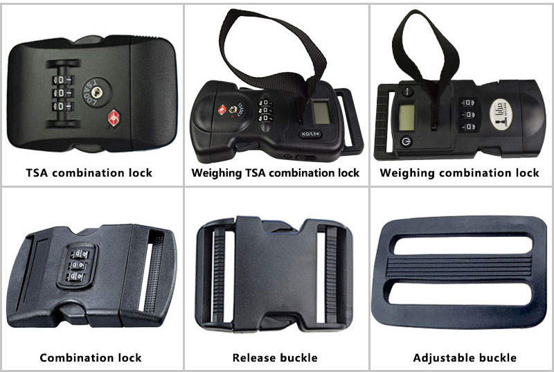 combination luggage strap