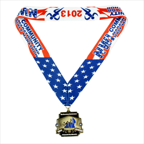 custom neck ribbons for medals