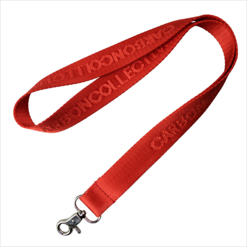 Woven lanyards personalized