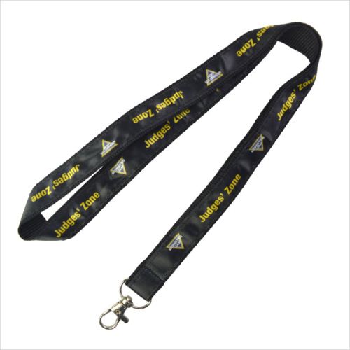 satin applique lanyards