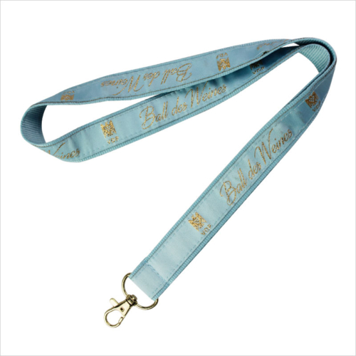 woven lanyard logo