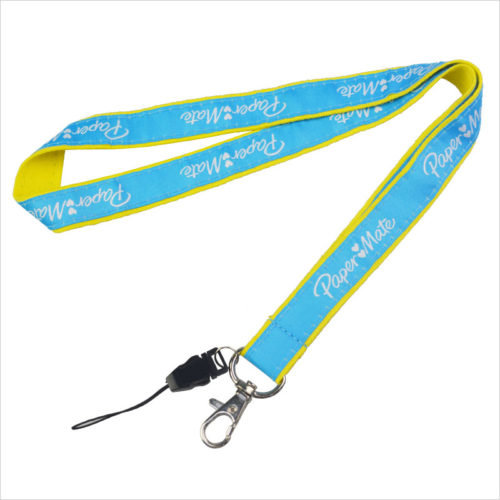 satin ribbon lanyard with phone holder