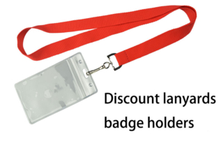 discount lanyards badge holders